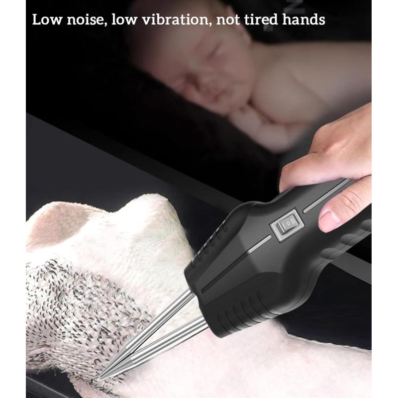  Electric Quick Poultry Pluckier Machine Portable Chicken Feather Remover Hair Remove Tool-000815
