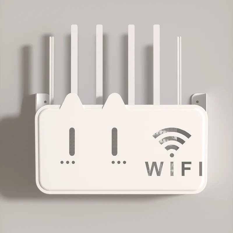  Smart Self Adhesive WiFi Router & Anu Cover Box – No Drill, Dustproof, 5 Years Warranty -000758